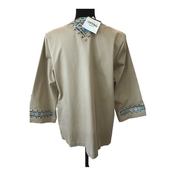 New ~  BOB MACKIE ~ Santa Fe Dream embroidered jacket ~ Size Large~ - Picture 3 of 7